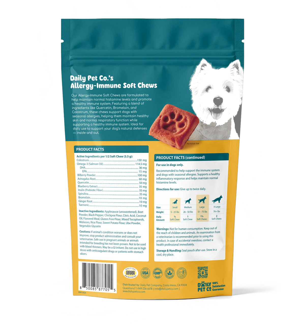 Allergy + Immune Soft Chews for Dogs