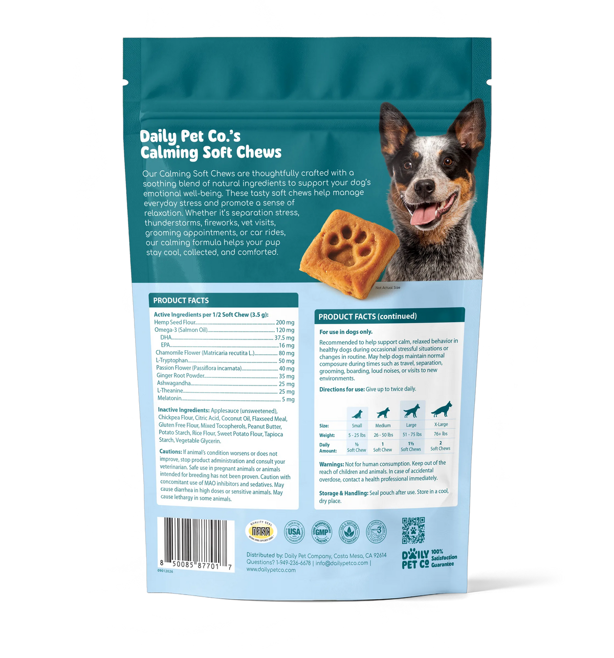 Calming Soft Chews for Dogs