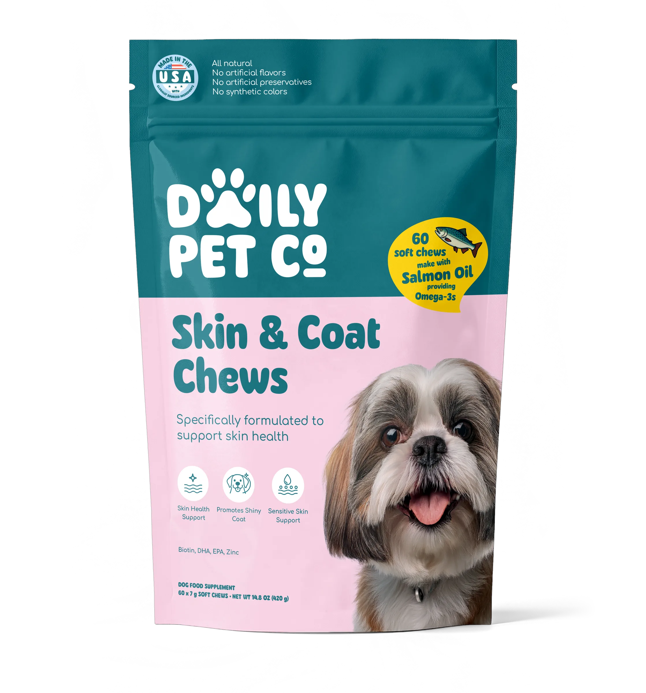 Skin & Coat Soft Chews for Dogs