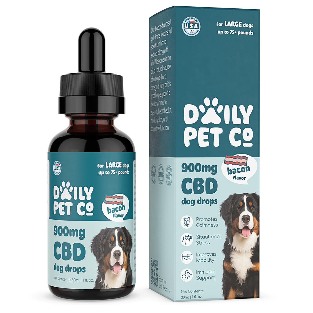 CBD Pet Drops for Dogs - Bacon Flavored