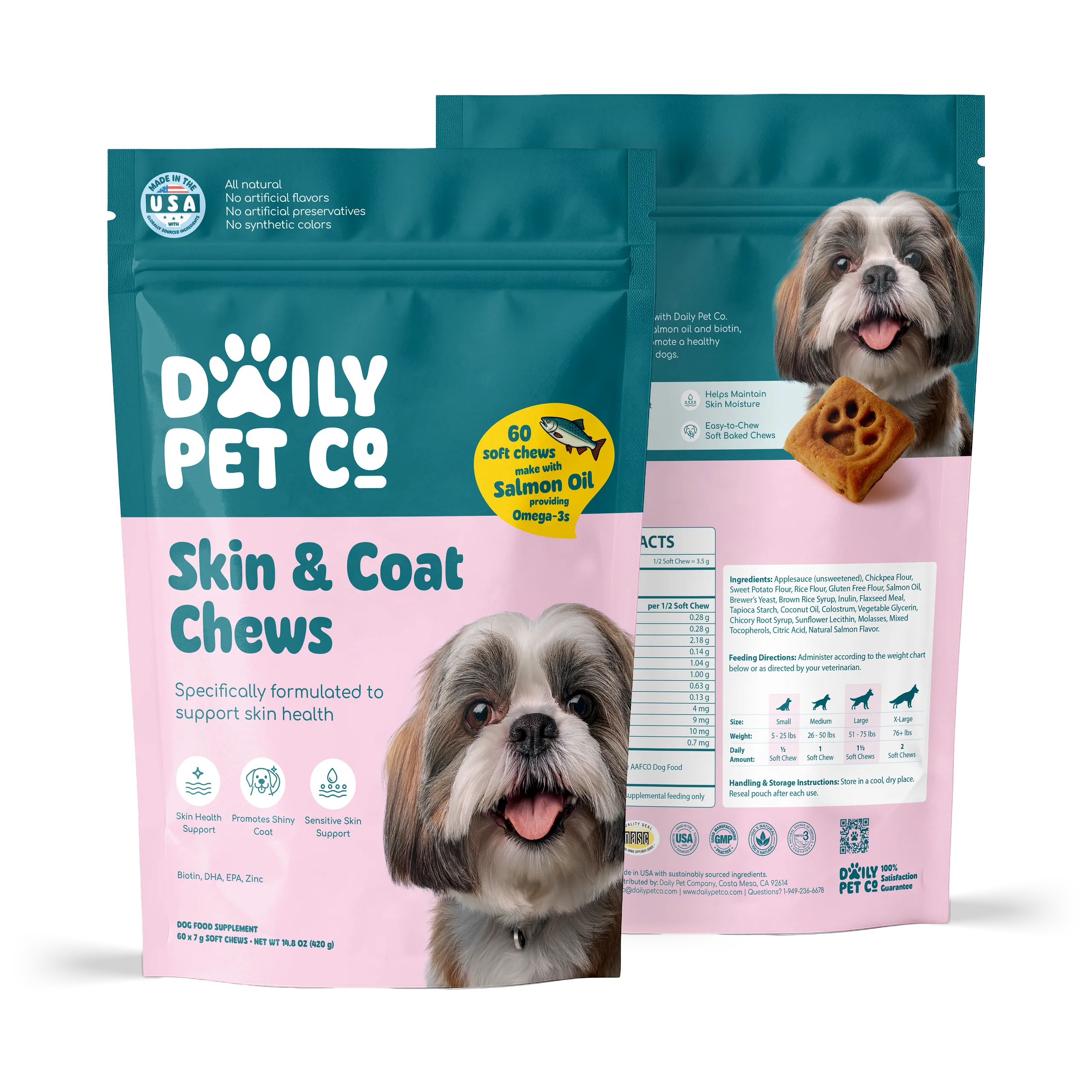 Skin & Coat Soft Chews for Dogs