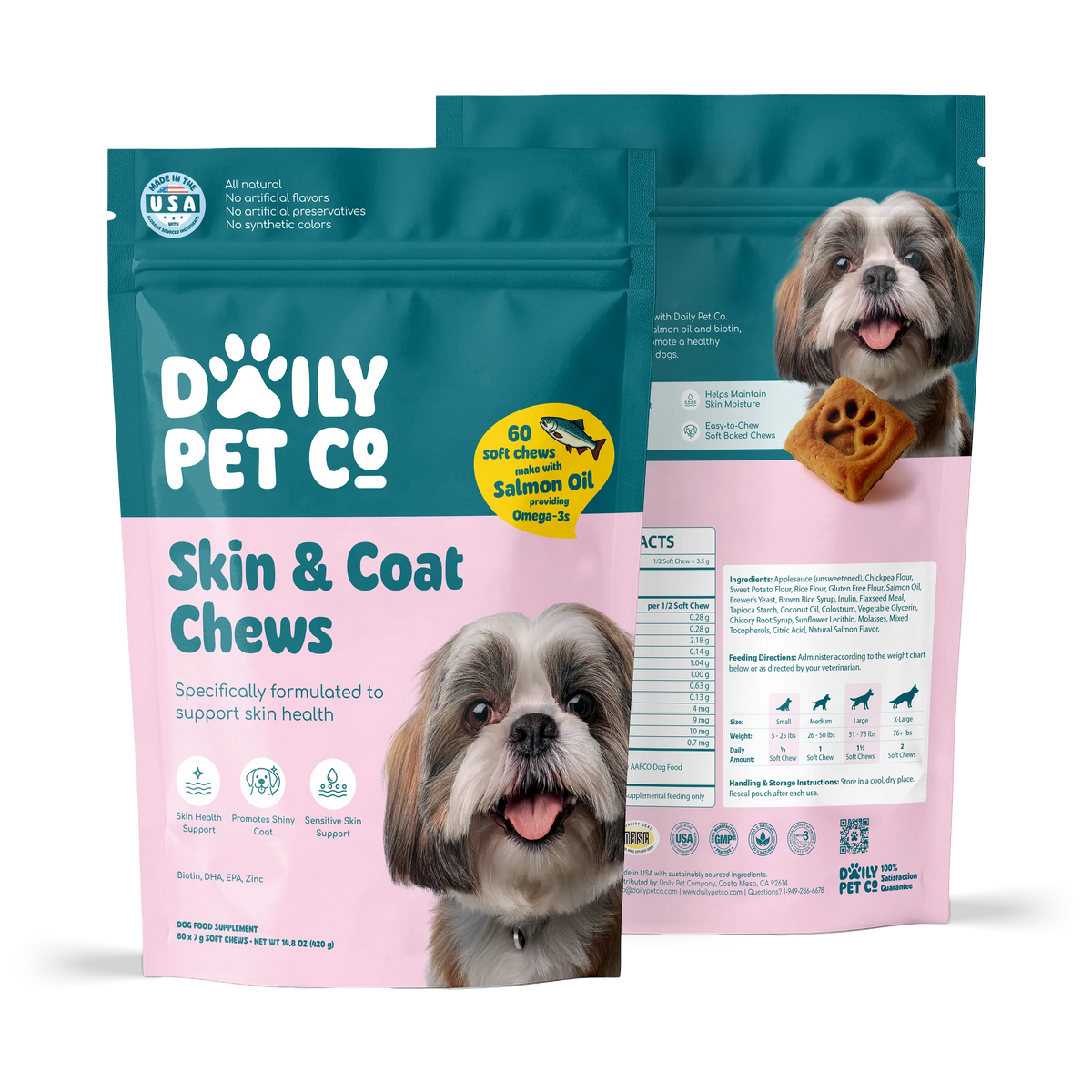 Skin & Coat Soft Chews for Dogs