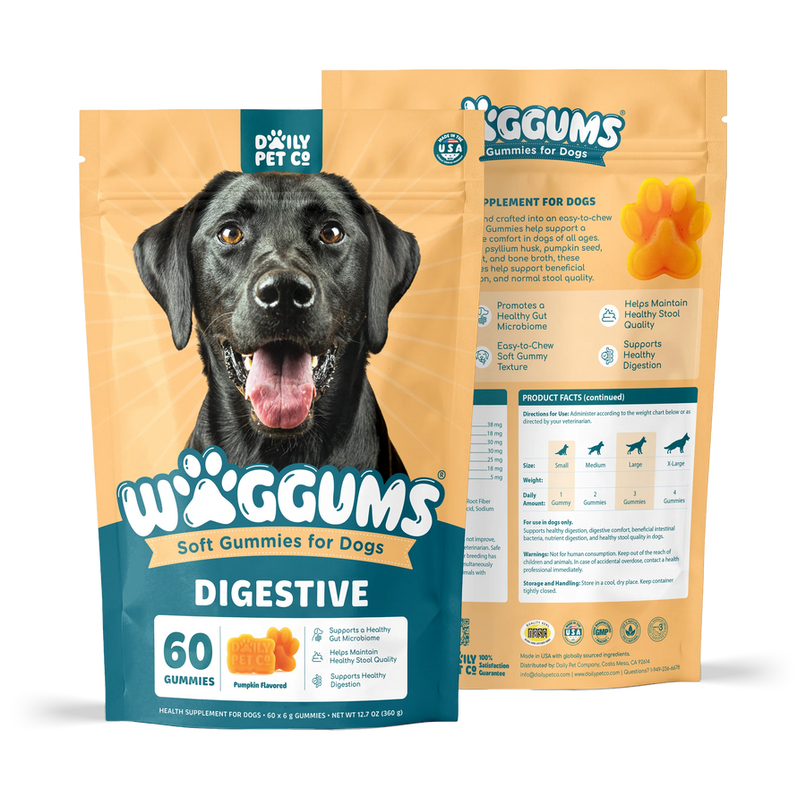 Waggums Digestive Health Soft Gummies for Dogs